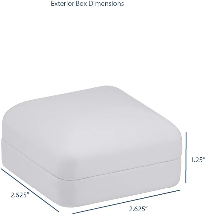 Luxury Rounded-Top-Leather T-Style Earring Box for Women & Girls β Jewelry Gift Box Ideal for Hanging Earrings & Hoops β Earring Case with Leather Interior and Satin Inner Top