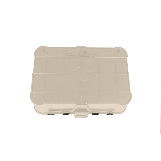 Flemoon Outdoor Electrical Box with Transparent Lid, IP54 Waterproof Electrical Box Outdoor, Large Weatherproof Extension Cord Cover with Clear Cover for Photocell Light Sensor Timer, Outlet, Almond