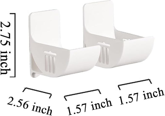 4 Pcs No Punching Trash Bag Dispenser Plastic Bag Holder,Wall Mounted Plastic Bag Organizer Grocery Bag Holder White Garbage Trash Bag Holder For Home Organization Kitchen Organizers And Storage