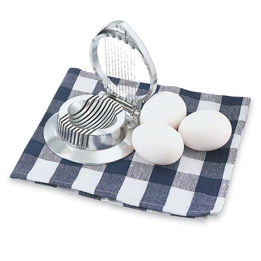 Vollrath 47040 Cast Aluminum 4-1/2" Egg Slicer, Silver