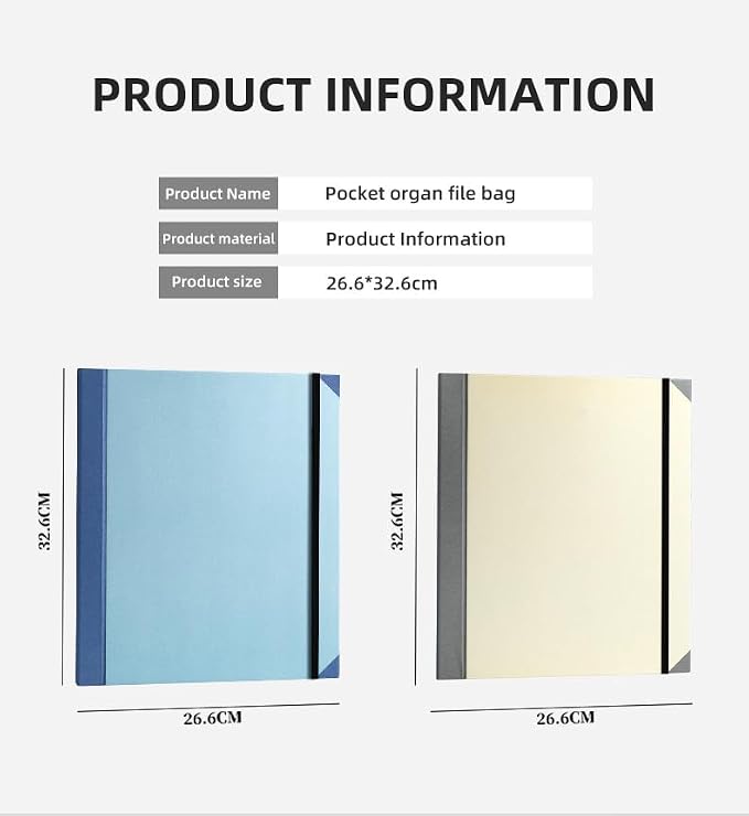 Important Document Organizer, The Life Book Document Organizer - Binder for Important Documents, Document Organizer Foliofor Bills Checks Birth Certificates etc