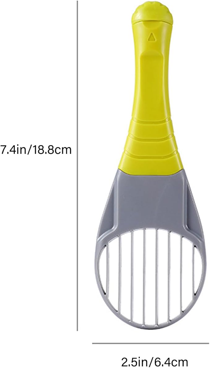 Avocado Slicer Tool 3 in 1, Avocado Cutter Tool, Avocado Peeler - 3-in-1: Slice/Pit/Scoop, Safe & Easy for All Ages, Slides into Drawer, Great Gift for Friends/Colleagues - Avacado Tool