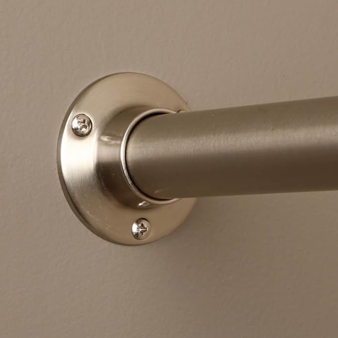 Knape & Vogt Closet Pro HD CD-0010-BN Heavy Duty Closet Pole Sockets, Brushed Nickel (Pack of 2)