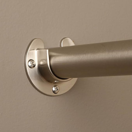 Knape & Vogt Closet Pro HD CD-0010-BN Heavy Duty Closet Pole Sockets, Brushed Nickel (Pack of 2)