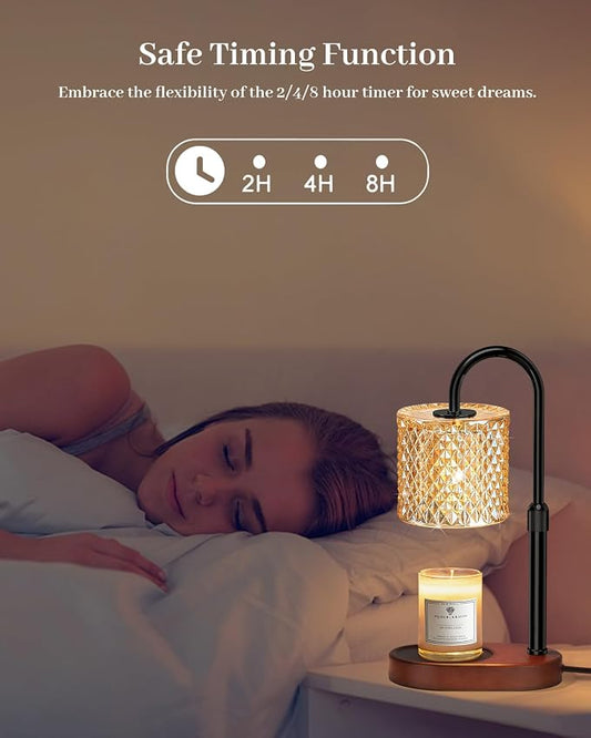 Engpure Candle Warmer Lamp with Timer Dimmer Height Adjustable for Women Birthday Gift, Mothers Day Gift, House Warming Gifts New Home Decor, Electric Candle Warmer Gifts for Women