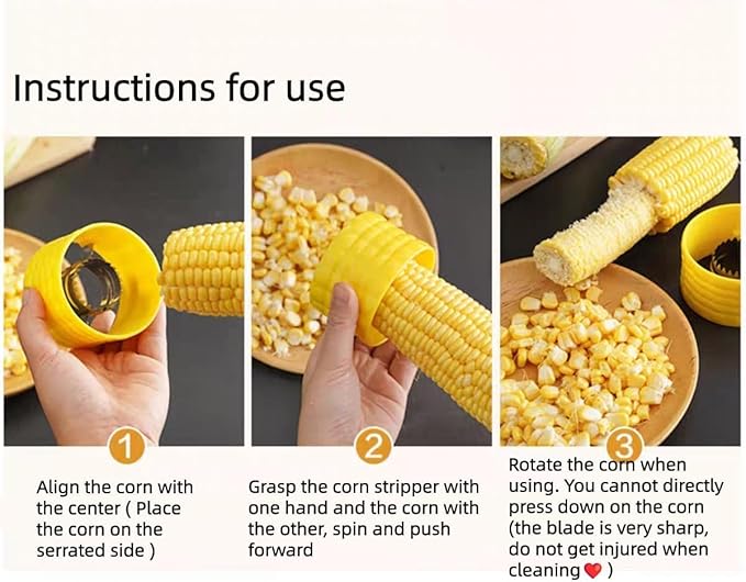 2pcs Corn Peeler for Corn on the Cob,2026 reinforced handle,Suitable for corn stick,Non-Slip Handle for Smooth One-Hand Use,Quick Rinse Clean, – Use in Kitchen, Outdoor, BBQ, or Make Corn Juice