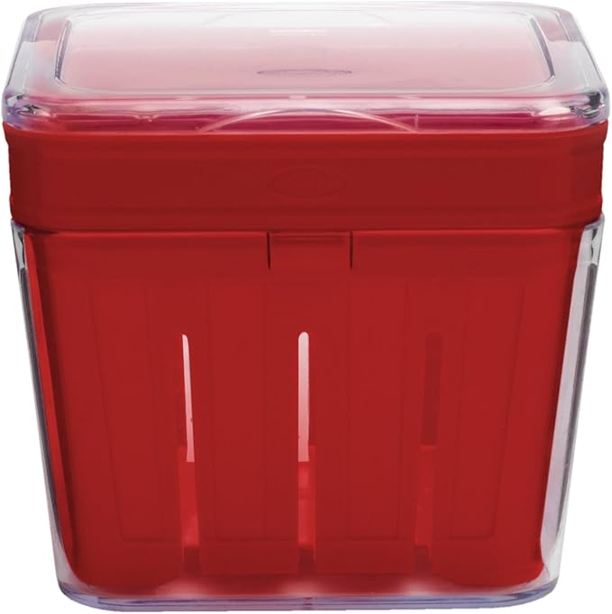 Chef'n Bramble Berry Basket and Colander (1-Quart, Cherry) (Pack of 6)