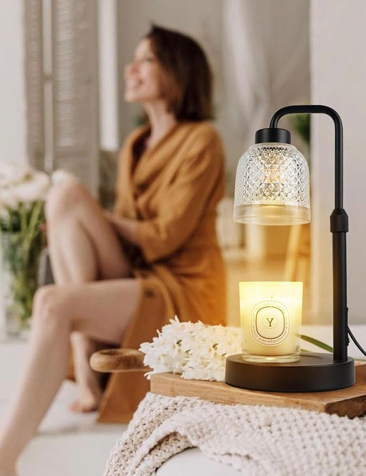 Candle Warmer Lamp with Timer Dimmable, Adjustable Lamp Candle Warmer, Birthday Gifts for Women Mom, Wax Warmer Lamp for Scented Jar, House Warming Gifts New Home Decor