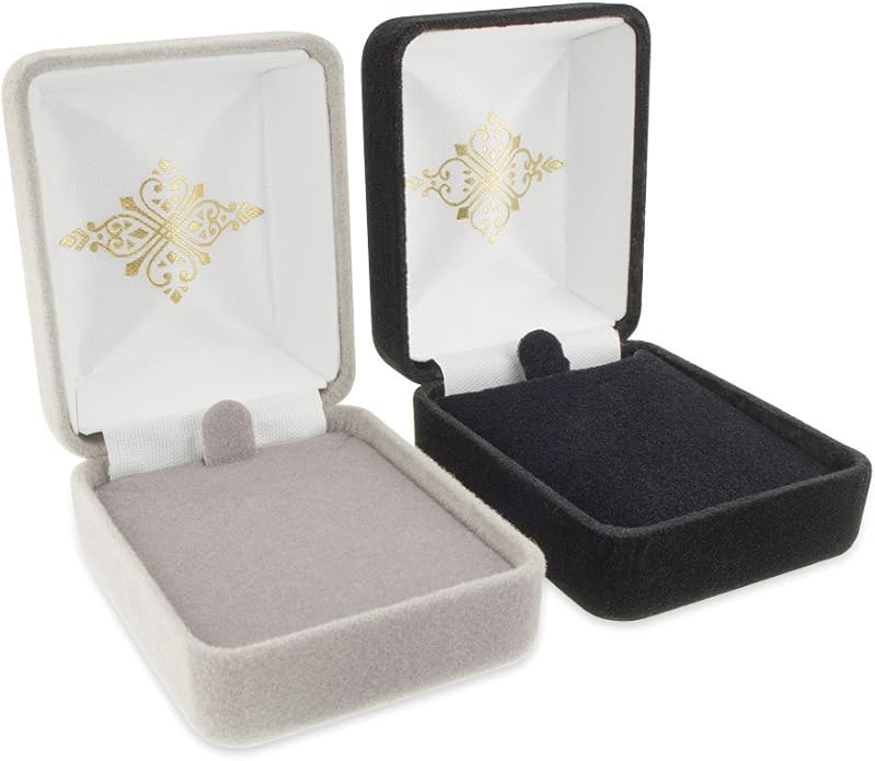 Pinmart Velour Jewelry Lapel Pin Gift Box