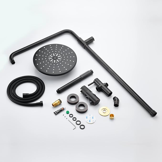 sumerain Oil Rubbed Bronze Shower System for Retrofit&Remodel with 9 Inch Rain Shower Head