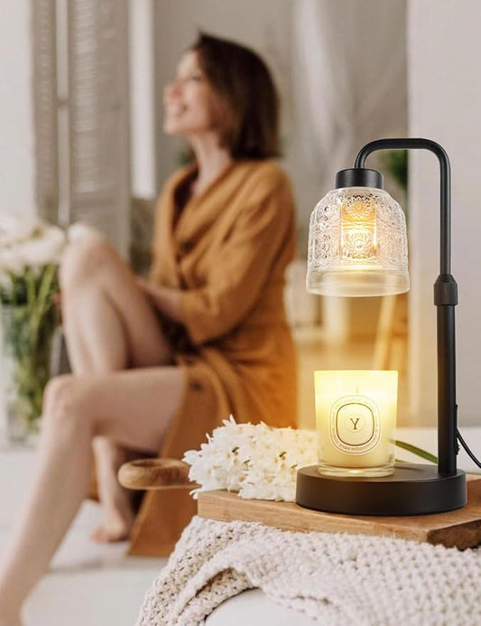 Candle Warmer Lamp with Timer Dimmable, Adjustable Lamp Candle Warmer, Birthday Gifts for Women Mom, Wax Warmer Lamp for Scented Jar, House Warming Gifts New Home Decor