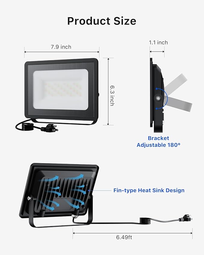 2 Pack 50W Led Flood Lights 500W Equi Color Changing with Remote Waterproof 16 Multicolor RGB Lamp Indoor or Outdoor Up Lighting for Garden Decoration, House Wall, Yard Plants, Holiday Ambiance Decor