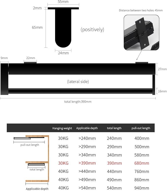pull out closet rod pull out pants rack for closet valet rod closet black valet rods for closets 15-3/8 inch pull out telescopic trouser rack shallow cabinet organize pants and clothes