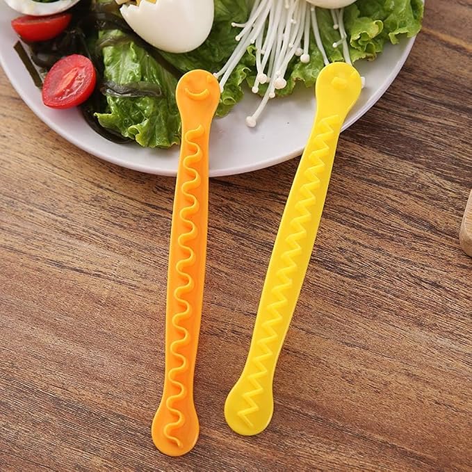 Decorative Egg Flower Cutter – Cute Boiled Egg Slicer for Bento Box & Creative Meals, Flower Shape Kitchen Food Shaper for Kids and Adults, 2Pcs