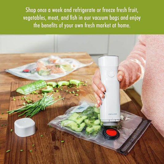 ZWILLING Fresh & Save 20-Piece Vacuum Sealer Bags, Sous Vide Bags - Assorted Sizes