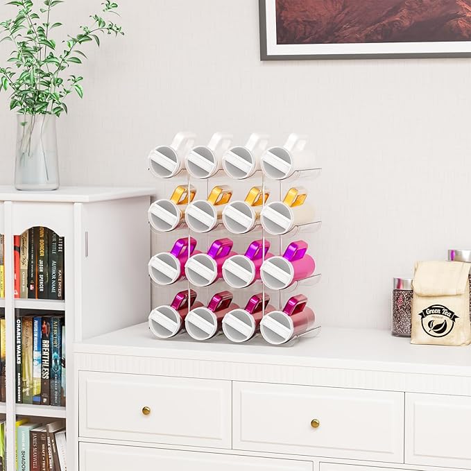 Yieach 3 Tier Stackable Water Bottle Organizer for Cabinets 40 oz Stanley Cup,Yeti and Other Tumbler Organizer,Larger Compartment Stanley Cup Holder,Waterbottle Storage and Wine Rack for Fridge