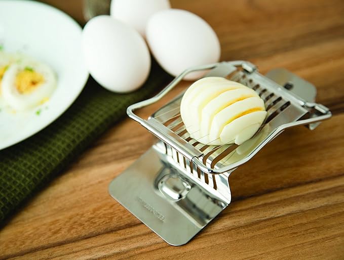 Fox Run Egg and Mushroom Slicer, Aluminum, Short Handle