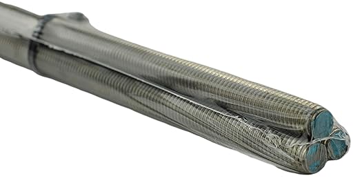 Chenango Supply Stainless Steel 304 Fully Threaded Rod (1/2-13 x 3ft (3 Pack))