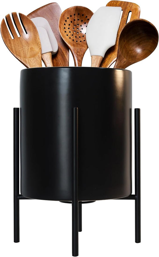Desk Organizer,Large Capacity Black Pencil Container,Office Supplies Organizer for Students, Home, Workspace