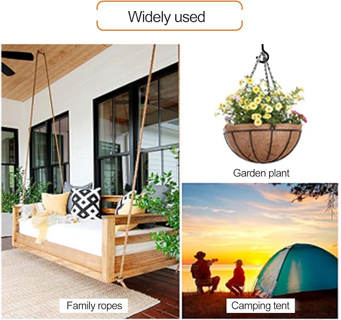 30 Pieces Stainless Steel Screw in Hooks for Hanging,Ceiling Hooks Cup Hook Screw for Hanging Christmas Lights LED Lights Outdoor Christmas Thanksgiving Decorations Indoor(Silver,2.56")