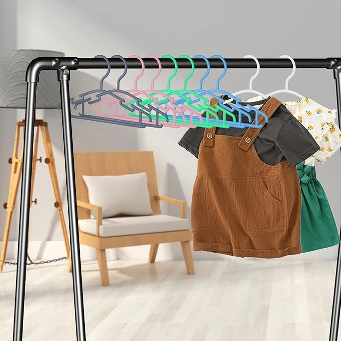 120 Pack Baby Clothes Hangers,Kids Plastic Hangers for Closet,Toddler,Infant,Child,Newborn's Coat Hangers Ideal for Laundry and Nursery's Everyday Standard Use