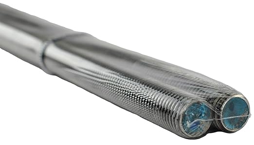 Chenango Supply Stainless Steel 304 Fully Threaded Rod (3/4-10 x 3ft (2 Pack))