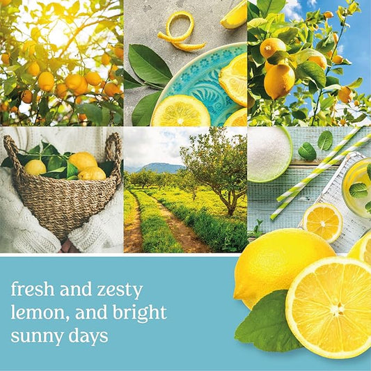 Yankee Candle Sicilian Lemon Scented Classic 22oz Large Jar Single Wick Candle Over 110 Hours of Burn Time Perfect for Home Decor Parties and Gifts