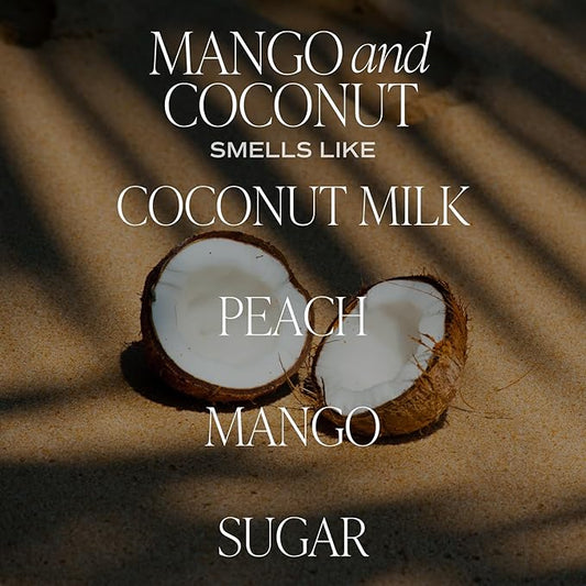 Sweet Water Decor Mango and Coconut Reed Diffuser Set - Pineapple, Mango, Orange, Coconut Milk Scented Diffuser for Home - Summer Home Decor and Air Freshener