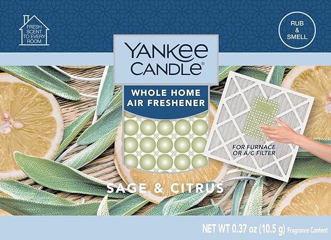 Yankee Candle Sage Citrus Whole Home Air Freshener (Pack of 4)