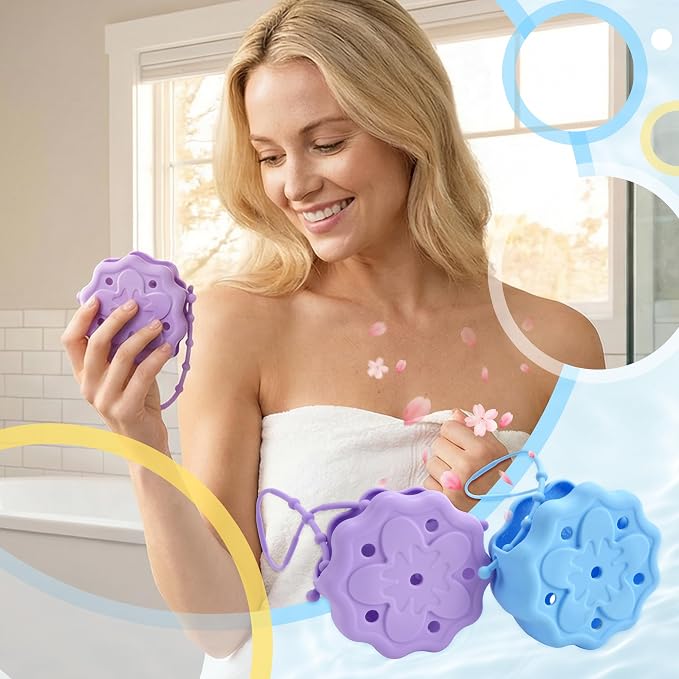 Purple Shower Steamer Tray, Hangable and Reusable Shower Steamer Holder/Hanger, Bath Bombs Holder, Shower Accessory, Aromatherapy Diffuser Containers, Bathroom Decor, Gift for Girls Women