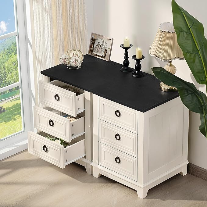 Farmhouse Coffee Table Set of 3, Furniture Set, Coffee Table with Hidden Storage Organizer and Nightsand 3-Piece Set, Large Country Natural Center Table Set for Living Room,Office, Home