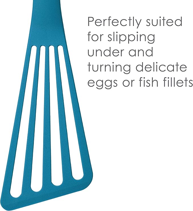 Rachael Ray KitchenTools and Gadgets Nylon Cooking Utensils / Spatula / Fish Turners - 2 Piece, Rose