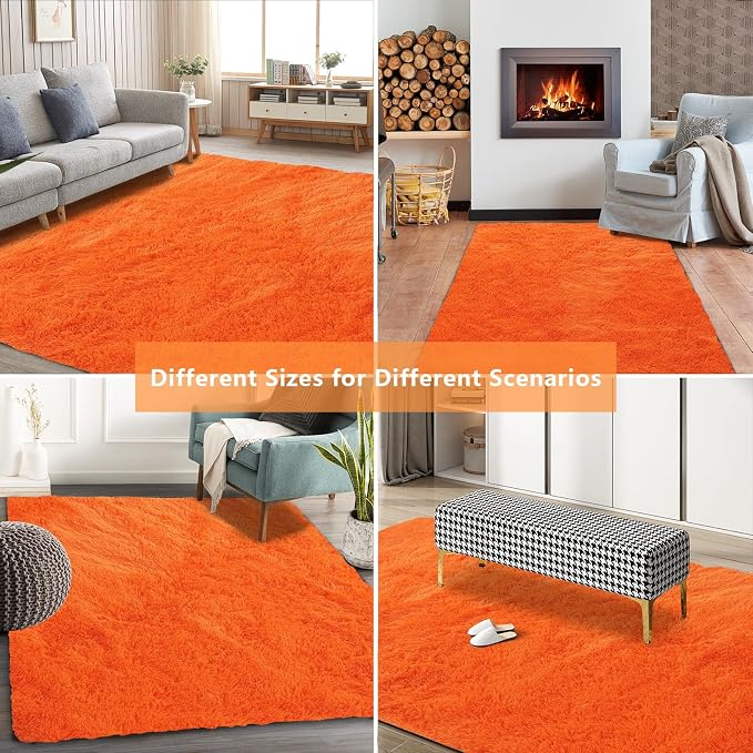 Boshengya 10X14 Large Area Rugs for Living Room Bedroom,Big Shag Rug for Bedroom Dorm,Soft Fluffy Indoor Carpet Plush Rugs for Living Room Home Decor