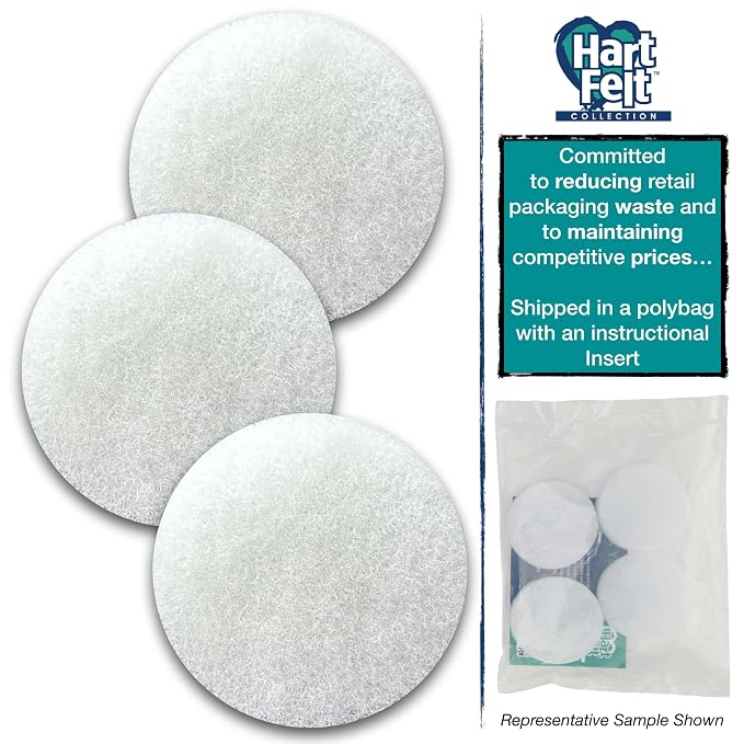 HartFelt Round Face Scrubber for Women | Reusable Facial Sponges for Daily Cleansing | Facial Exfoliating Pads for Removing Dead Skin, Dirt & Makeup | Use with Favorite Cream | Made in USA - 3 Count