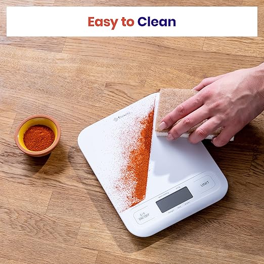 Etekcity Food Kitchen Scale, Digital Mechanical Weighing, Grams and Ounces for Weight Loss, Baking, Cooking, White