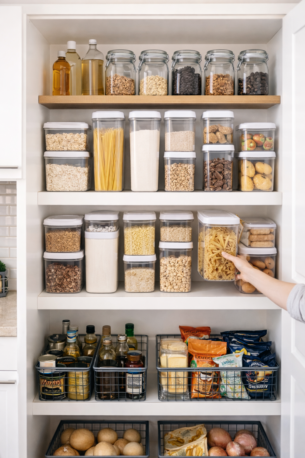 Pantry Organization Guide with Simple Storage Containers