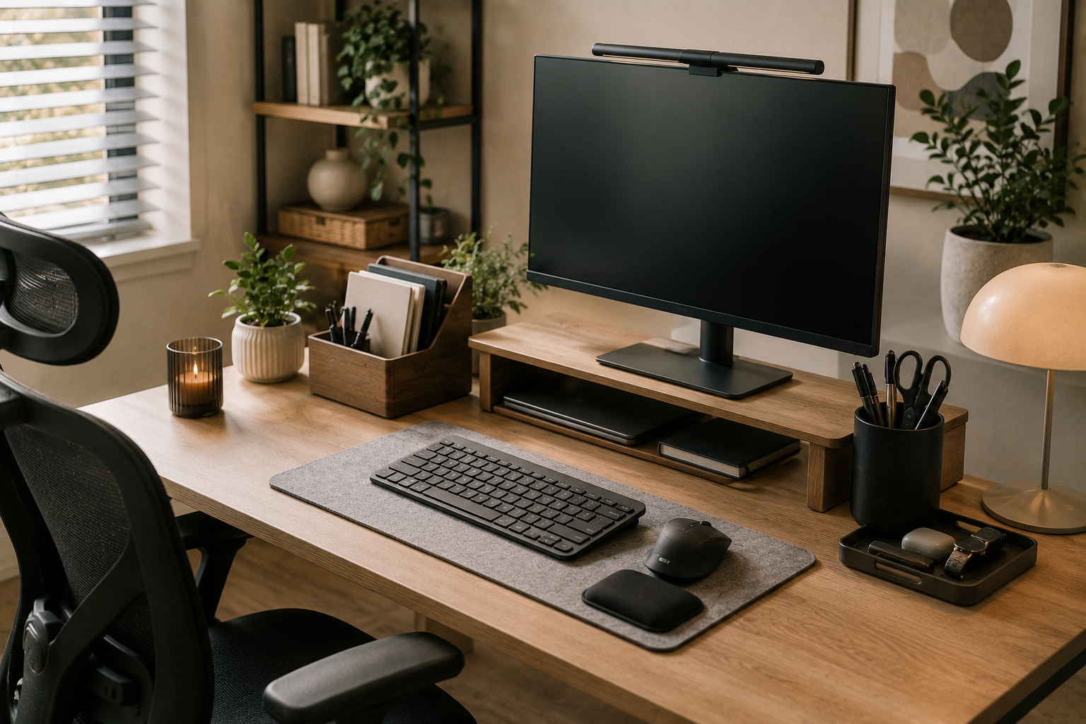 How to Create the Perfect Desk Setup for Productivity and Comfort