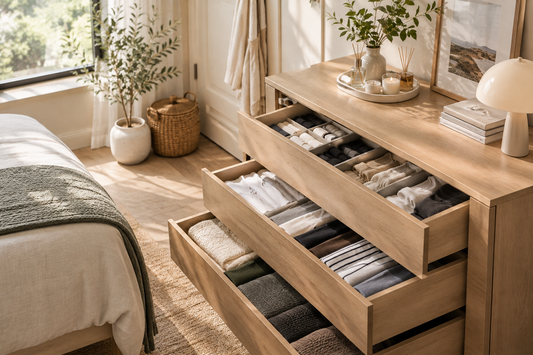 7 Dresser Organization Mistakes That Are Wasting Drawer Space