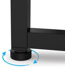 Tribesigns 2 Drawer Vertical File Cabinet with Lock & Bookshelf (Set of 2), Letter Size Large Modern Filing Cabinet Printer Stand with Open Storage Shelves for Home Office, Black