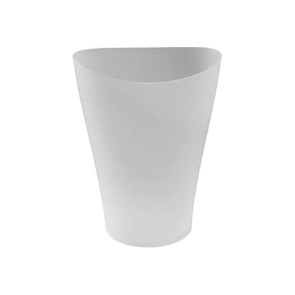 Rubbermaid Wastebasket, 2.25 Gallon, Plastic, Clear | For Bathroom/Vanity | Pack of 6