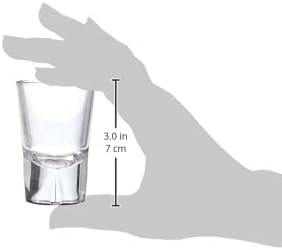 Rosendahl Grand Cru Shot Glass Set of 6 (1.4 oz), Clear, 3" H x 2" D, Lead-Free Glass, Gift-Boxed Nordic Shot Glass Set