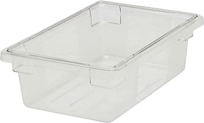Rubbermaid Commercial Products Polycarbonate Food Storage Box/Tote, 3.5 Gallon, Clear, for Restaurant/Kitchen/Cafeteria