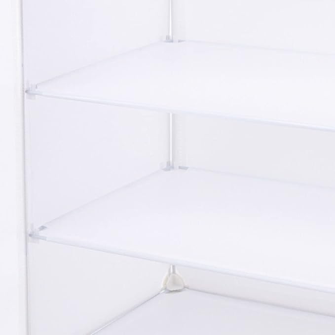 12 Tier Portable Shoe Shelf Storage Shoe Rack Organizer 96 Pair Shoe Storage Cabinet with Transparent Door Easy Assembly Plastic Stackable Shoe Box Free Standing DIY Expandable Large Capacity