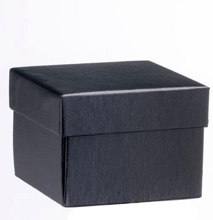 Allure - Luxury Earring Boxes With LED Light, Square Shaped Elegant Diamond Earring Case, For Unique Proposal, Engagement Or Wedding, Black Velvet Interior Jewelry Display Gift Box. 6 Boxes.