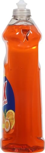 Ajax Ultra Liquid Dish Soap Orange Scent,Triple Action, Mess-Free, Easy-Flip Cap, 52 fl oz Bottle (Pack of 4)
