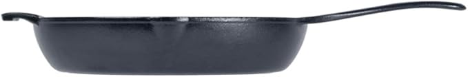 Lodge Blacklock 10.25" Triple Seasoned Cast Iron Skillet - Lightweight - Easy Cleanup - Premium Cookware