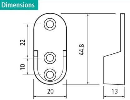 Matte Brass Aluminum Oval Wardrobe Tube Closet Rod with Two End Caps and Screws (36 INCH)