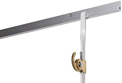 STAS art hanging set: steel rod 4x10mm white 100 cm + hook
