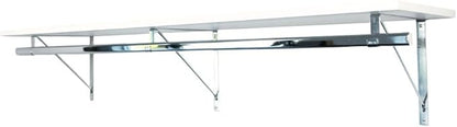 Custom Cut-to-Size Premium Wall-Mounted Shelf with Rod and Bracket Kit. 3/4" Thick Shelves, 14 inches deep. Customize The Length from 16" up to 72".