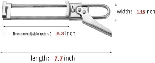 3PCS Master Jar & Bottle Opener, Adjustable Multifunctional Stainless Steel Can Opener Jar Lid Gripper, Manual,Kitchen Accessories（Silver）